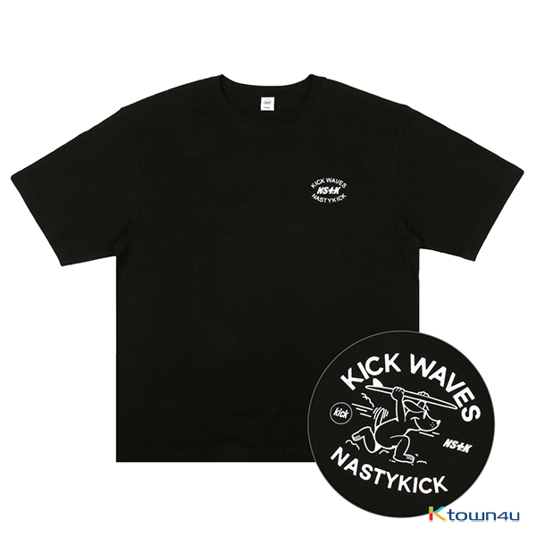 KICK WAVES TEE (BLACK)