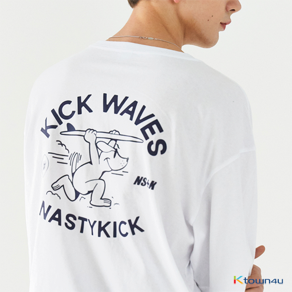 KICK WAVES TEE (WHITE)