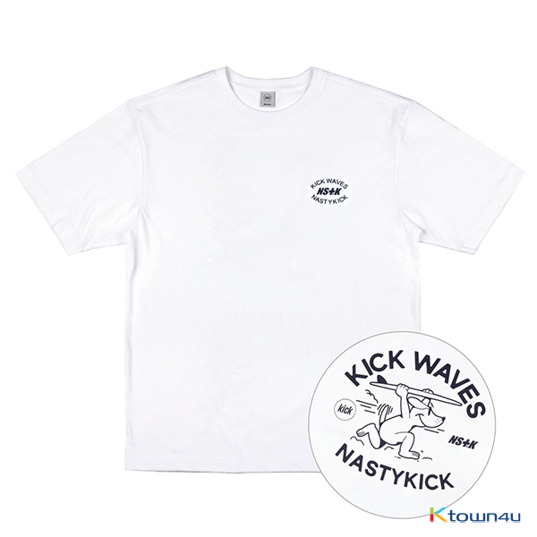 KICK WAVES TEE (WHITE)