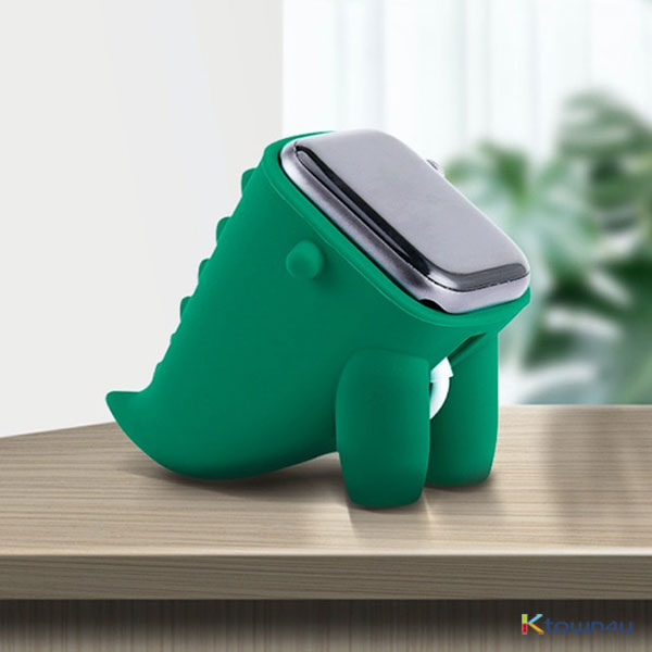 Dinosaur Apple Watch Charging stand_green