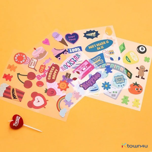 키치 레트로 스티커 ver2