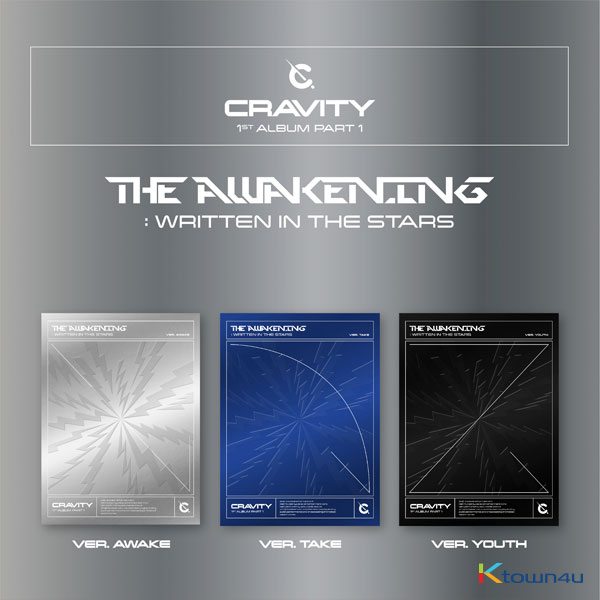 [全款 裸专] CRAVITY - 正规1辑 PART 1 [The Awakening :Written in the Stars] (随机版本) _具廷谟中文首站_KooJungMoCN 