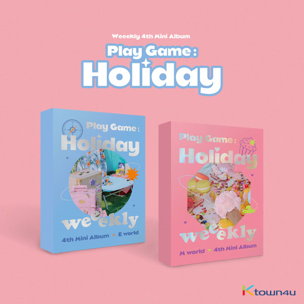 [全款 裸专][参与签名会] Weeekly - 迷你专辑 Vol.4 [Play Game : Holiday] (随机版本)_八站联合