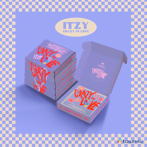 [全款 裸专] ITZY - The 1st Album [CRAZY IN LOVE] (随机版本) *买多张尽量发不同版本_申有娜吧