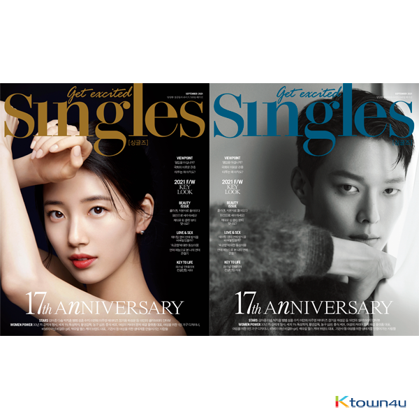[全款] Singles 2021.09 (Contents : Ha Sungwoon)  *封面随机_河成云Lucky应援站