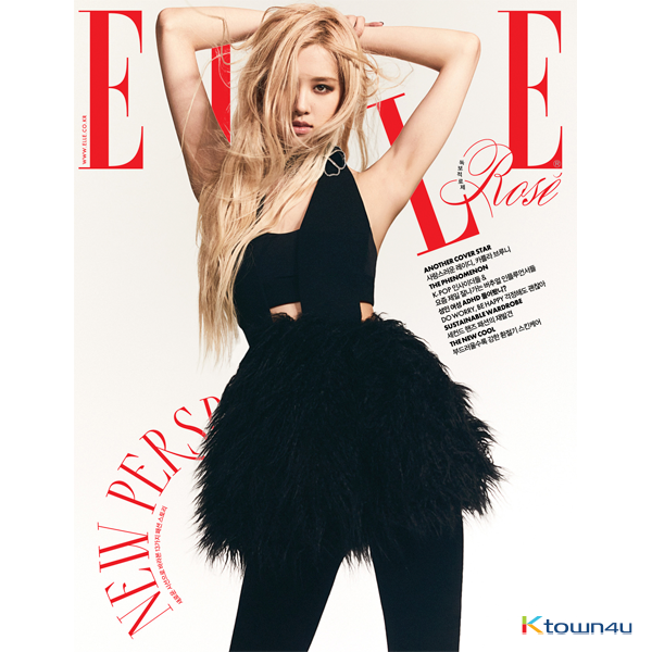 [韓国雑誌] ELLE 2021.09 A Type (Cover : ROSÉ / Content : ROSÉ 14p, TXT Yeonjun 12p, TWICE Nayeon 8p, Taeyeon 10p, Red Velvet Yeri 10p, STAYC 10p)