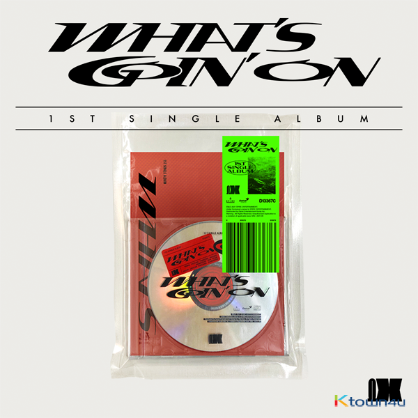 OMEGA X - 1st Single Album [WHAT'S GOIN' ON] (E Ver.)