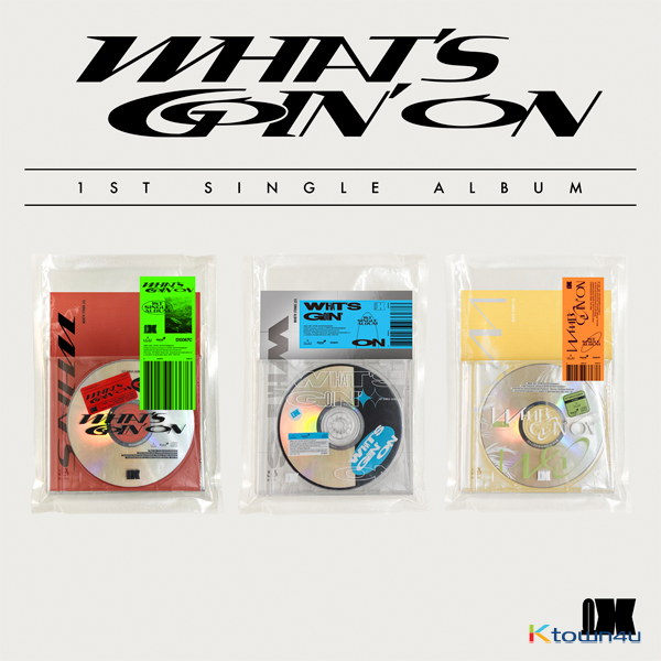 [3CD SET] OMEGA X - 1st Single Album [WHAT'S GOIN' ON] (E Ver. + F Ver. + S Ver.)