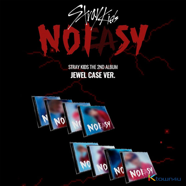 Stray Kids (ストレイキッズ) - アルバム2集 [NOEASY] (Jewel Case Ver.) (ランダムバージョン)