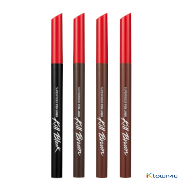 Superproof Pen Liner Kill Black Brown 4types