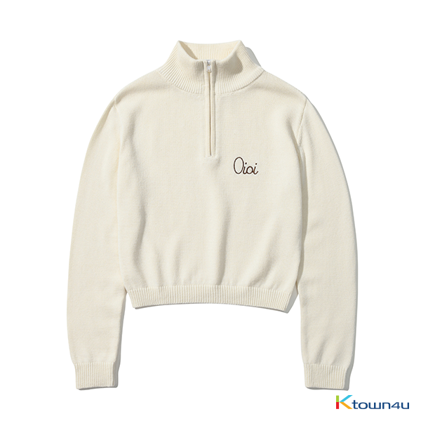 Half-zip Knit Ivory main image 1