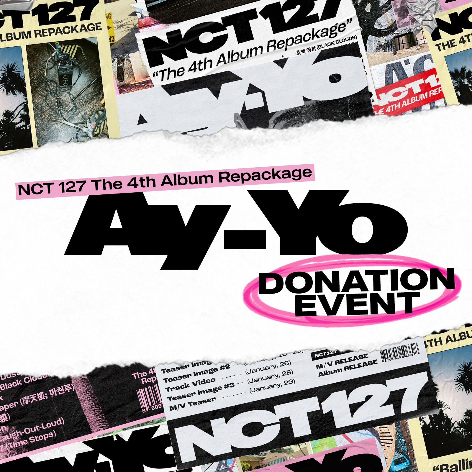 [Donation] Non-shipped albums donation NCT127 [Ay-Yo] by @SM_NCT **non-refundable**