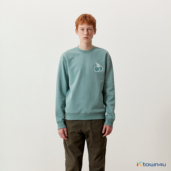 2-2) Uni Middle Cherry Sweatshirt KA [Green][2]