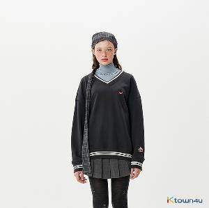 [ NERDY ]★24FW★韓国人気★REVERSE LINE SWEATSHIRT SW グレー（灰色）系 韓国 NERDY(ノルディ) 2ページ目 - 海外
