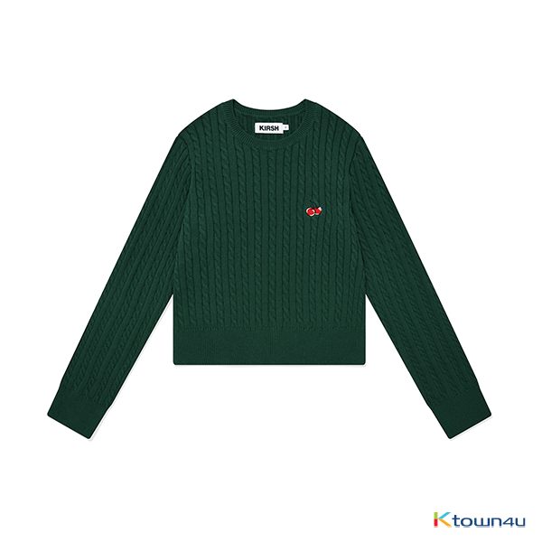 Small Cherry Round Knit KA [Green]
