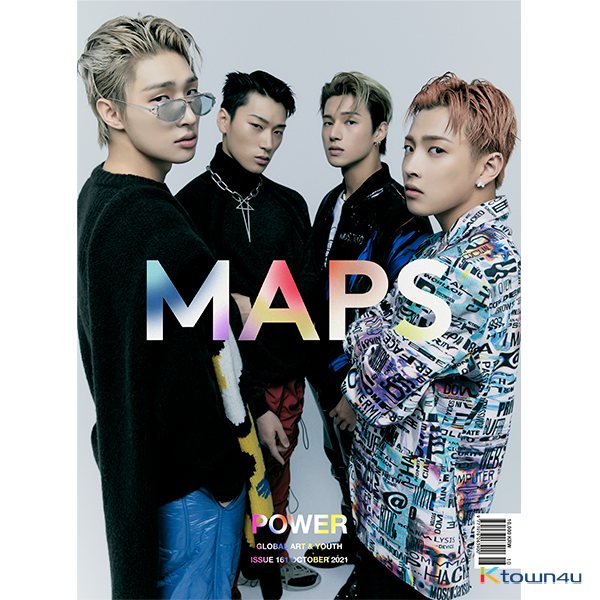 Maps 2021.10 A Type (Cover : ATEEZ HONGJOONG, WOOYOUNG, SAN, MINGI)