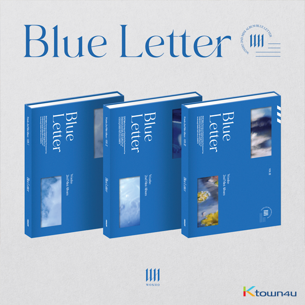 WONHO - 迷你专辑 Vol.2 [Blue letter] (随机版本) 购买多张尽量发不同封面 (Second press)