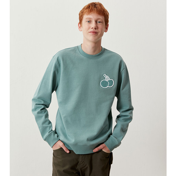Uni Middle Cherry Sweatshirt KA [Green]