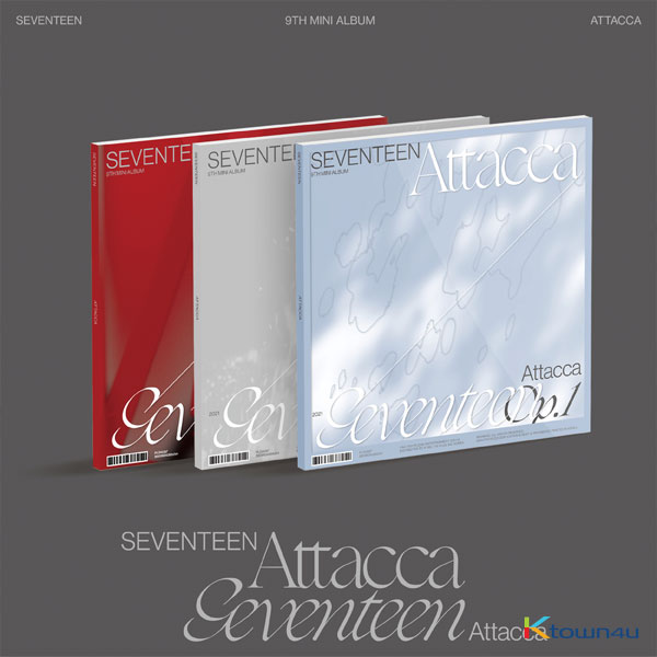 [全款 限量1170套 补贴18元][3CD 套装] SEVENTEEN - 迷你专辑 9辑 [Attacca] (Op.1 Ver. + Op.2 Ver. + Op.3 Ver.)_ 文俊辉散粉