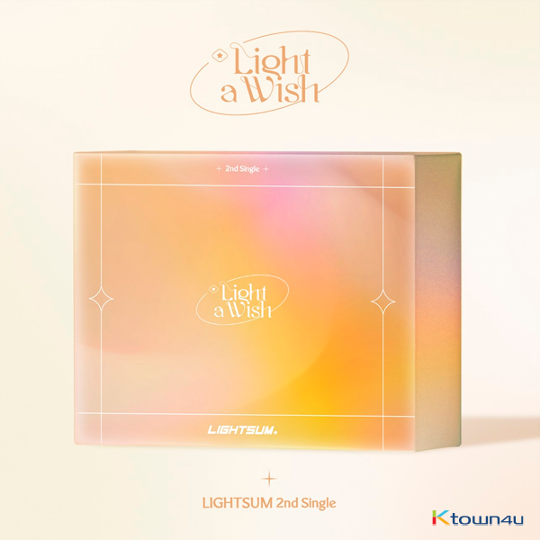 [2CD SET] LIGHTSUM - 2nd Single [Light a Wish] (Light Ver. + Wish Ver.)