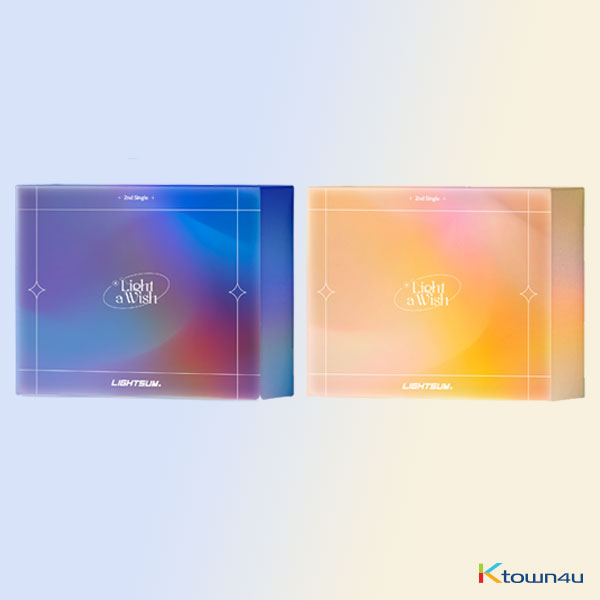 [2CD SET] LIGHTSUM - 2nd Single [Light a Wish] (Light Ver. + Wish Ver.)