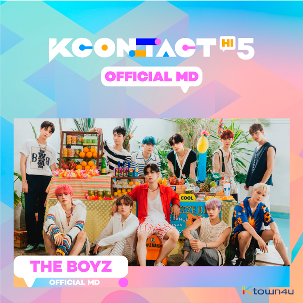 THE BOYZ - AR PHOTOCARD STAND [KCON:TACT HI 5 OFFICIAL MD]