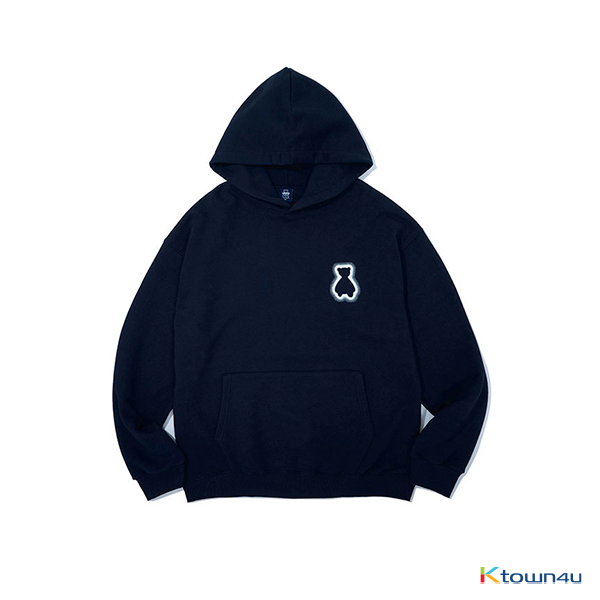 AQO SHINING BEAR HOODIE_NAVY