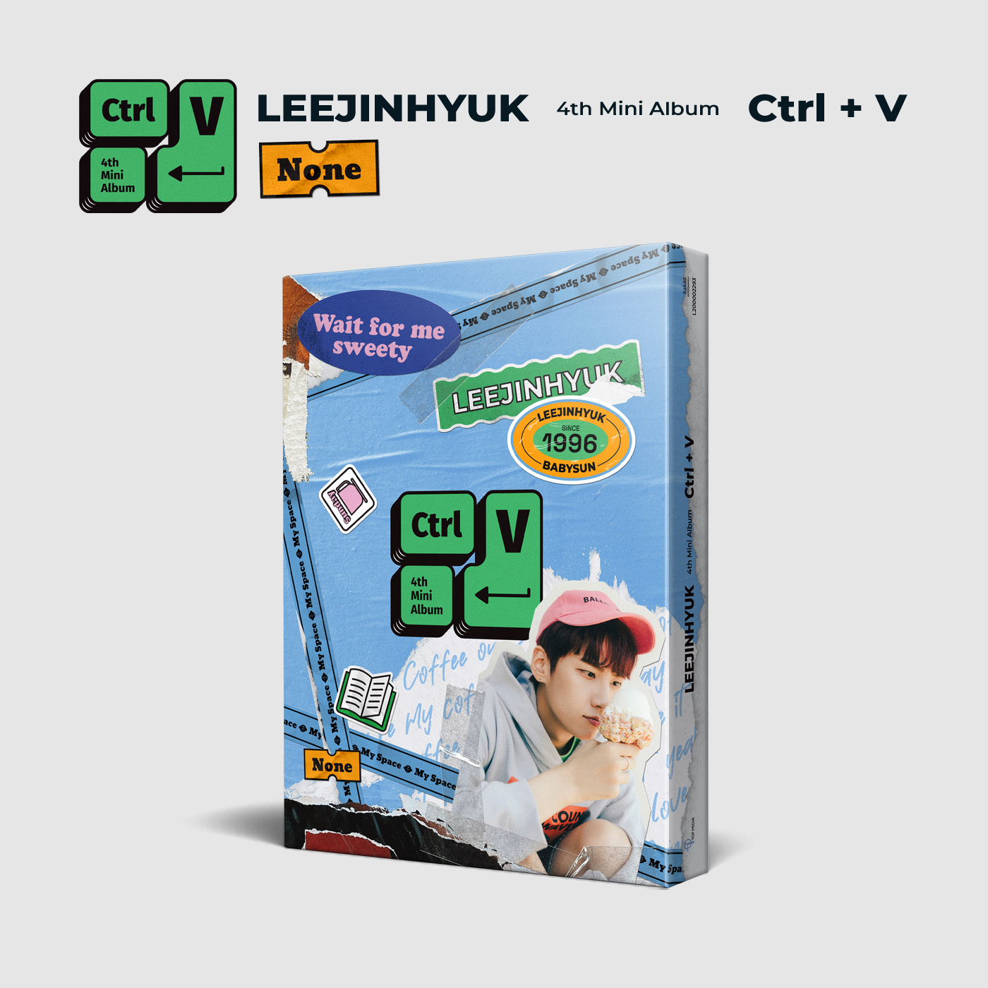 Lee Jin Hyuk - ミニアルバム 4集 [Ctrl+V] (None Ver.)