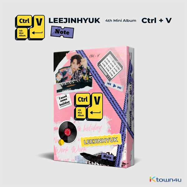 Lee Jin Hyuk - 4th Mini Album [Ctrl+V] (Note Ver.)