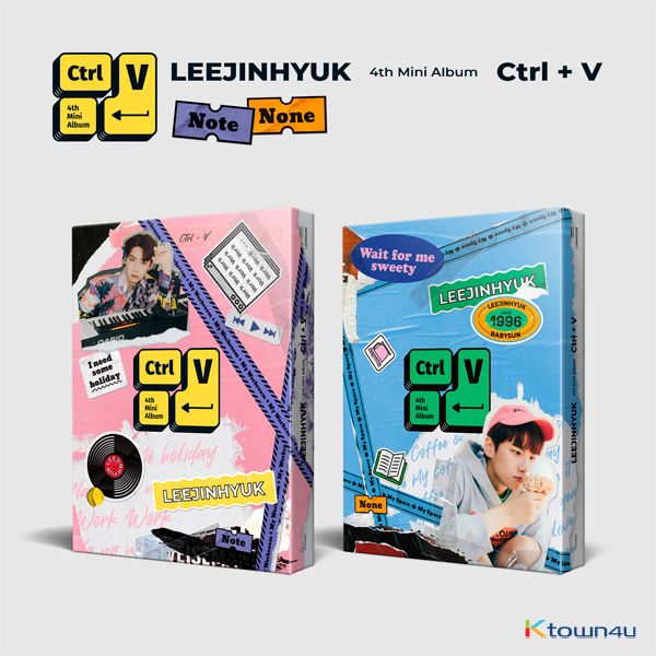 [2CD SET] Lee Jin Hyuk - 4th Mini Album [Ctrl+V] (Note Ver. + None Ver.)