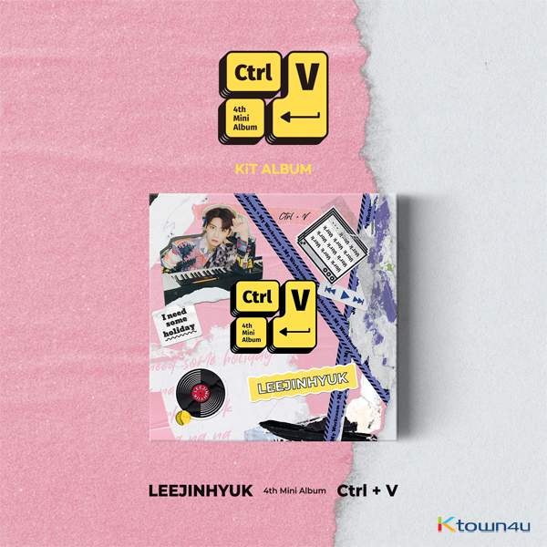 LEE JIN HYUK - 4th Mini Album [Ctrl+V] (KIT)