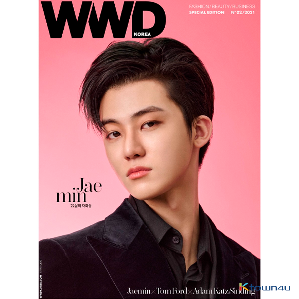 WWD Korea - 2021 SPECIAL EDITION NO.02 (Cover : NCT : JAEMIN) (JAEMIN x TOMFORD x ADAM KATZ SINDING SPECIAL EDITION) * NCT : JAEMIN Folded poster