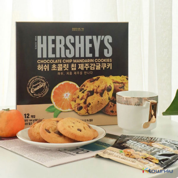 Hershey's Chocolate chip Jeju Madarin Cookie 144g*1BOX(12EA)