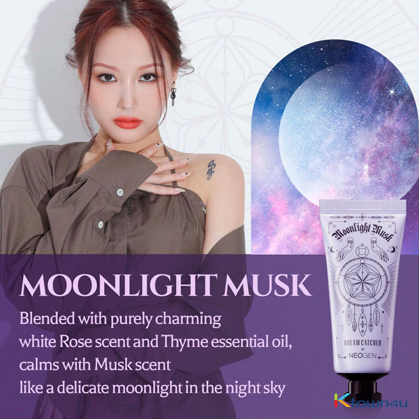 DREAMCATCHER - NEOGEN CATCH YOUR MOONLIGHT MUSK 香水ハンドクリーム (40ml) [MOONLIGHT MUSK]