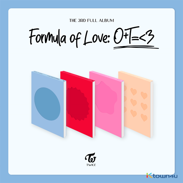 TWICE - 正规专辑 3辑 [Formula of Love: O+T=<3] (随机版本) 