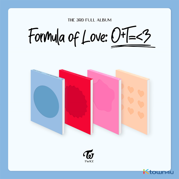 [全款 裸专] TWICE - 正规3辑 [Formula of Love: O+T=<3] (随机版本) *购买多张尽量发不同版本_MOMO吧