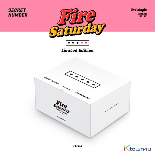 SECRET NUMBER - シングルアルバム 3集 [Fire Saturday (Limited Edition)] (TYPE A Ver.)