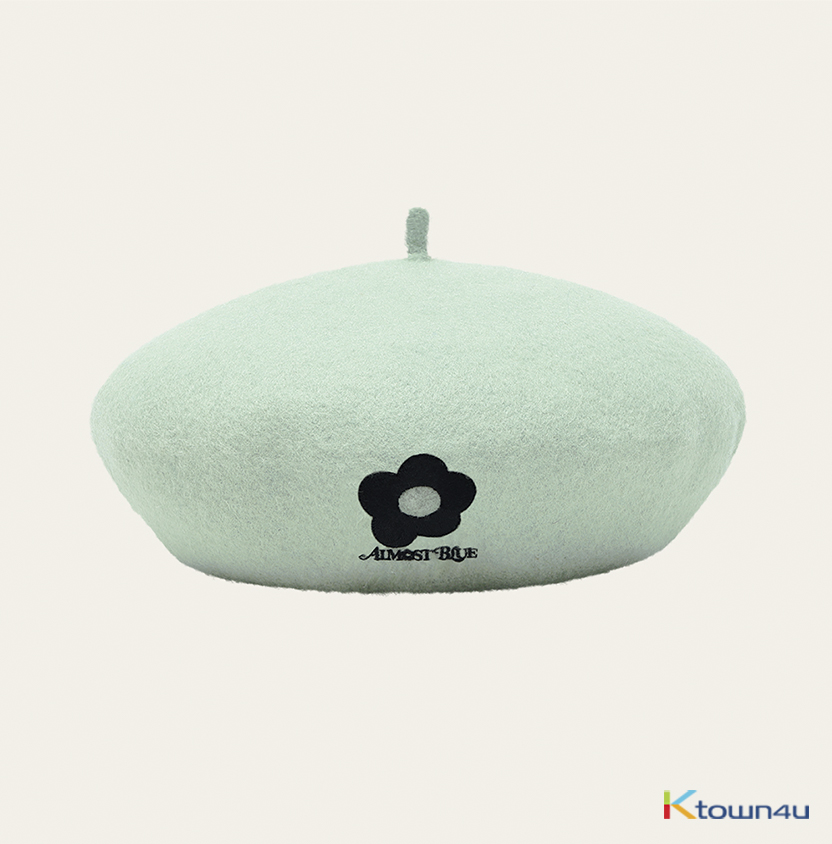 ★Event!★ Flower Wool Beret [Green]