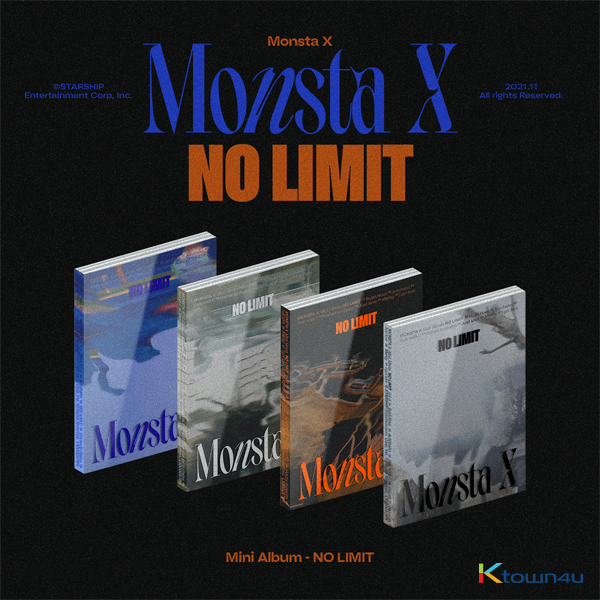 MONSTA X - Mini Album Vol.10 [NO LIMIT] (Random Ver.) (Second press)