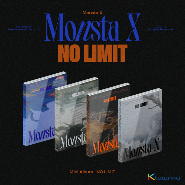 [全款 裸专] MONSTA X - 迷你专辑 Vol.10 [NO LIMIT] (随机版本) *买多张发不同版本_Baidu_IM任昌均吧