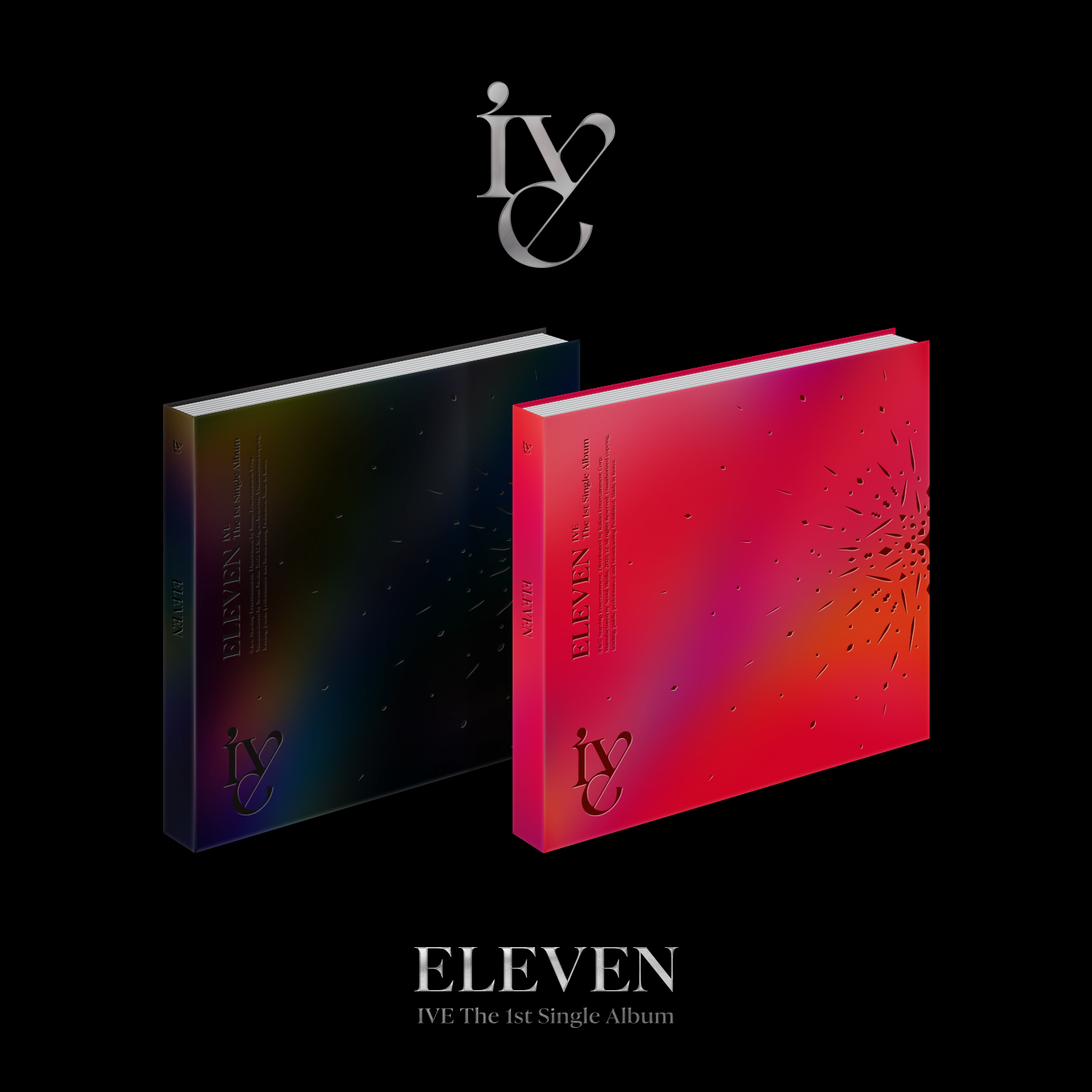 [全款 SP专-大卡册] [活动商品] IVE - The 1st 单曲专辑 [ELEVEN] (随机版本)_安宥真吧