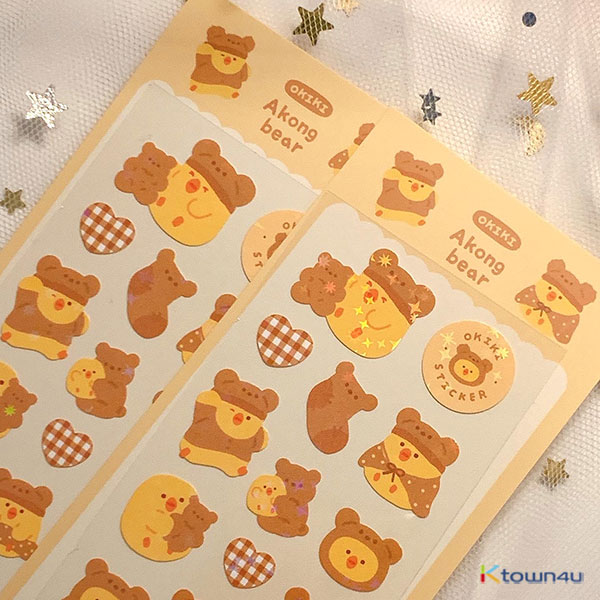 Akong Bear sticker