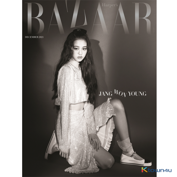 HARPER`S BAZAAR 2021.12 B TYPE (Cover : WONYOUNG  / Contents : WONYOUNG 14p, BLACKPINK JISOO & Jung Hae In 18p)