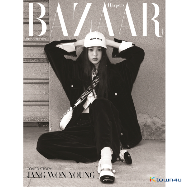 HARPER`S BAZAAR 2021.12 C TYPE (Cover : WONYOUNG  / Contents : WONYOUNG 14p, BLACKPINK JISOO & Jung Hae In 18p)
