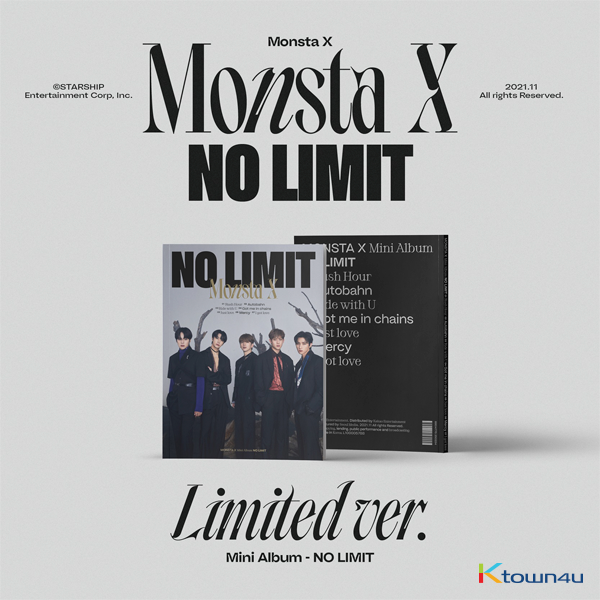 [全款 裸专] MONSTA X - 迷你专辑 Vol.10 [NO LIMIT] (限量版)_Baidu_IM任昌均吧