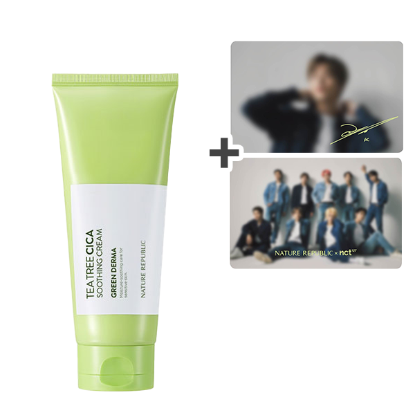 [NCT127 HaeChan EVENT] Green Derma Tea Tree Cica Soothing Cream