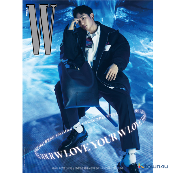 W KOREA 2021.12 H タイプ (Cover : Jung Hae In / Content : aespa, EXO : KAI, SEHUN)