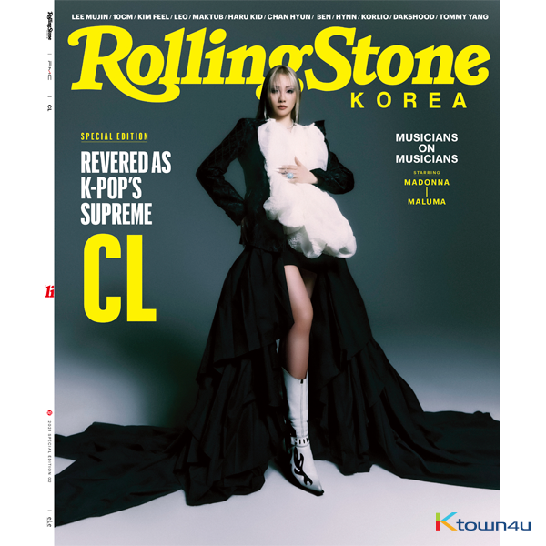 Rolling Stone Korea special # 02 – REVERED AS K-POP’S SUPREME CL (Cover : CL / Contents : BARASHI, HYNN, BEN, CHAN HYUN, HARU KID, MAKTUB, LEO, 10CM, KIM FEEL, LEE MUJIN)