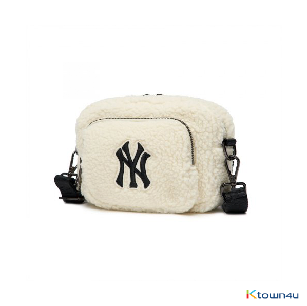 Fleece Mini Crossbody Bag NY [Cream]