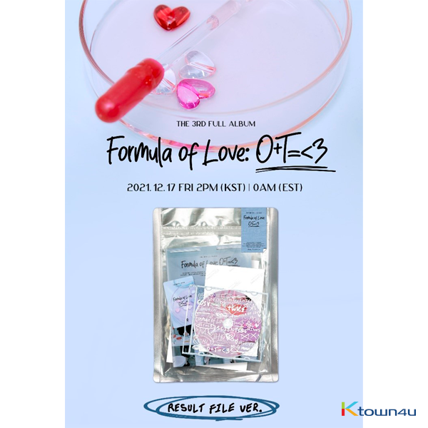 [全款 裸专] TWICE - 正规专辑 Vol.3 [Formula of Love:O+T=<3] (Result file ver.)_俞定延吧官博